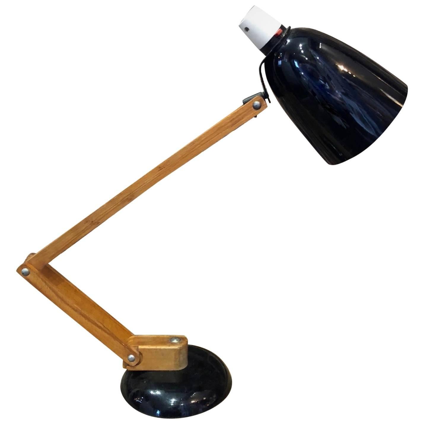 Vintage, 1950s Black Angle Poise Maclamp Designed by Terence Conran For Sale