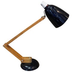 Vintage, 1950s Black Angle Poise Maclamp Designed by Terence Conran