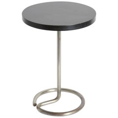 Modernist Side Table by René Herbst for Stablet, France