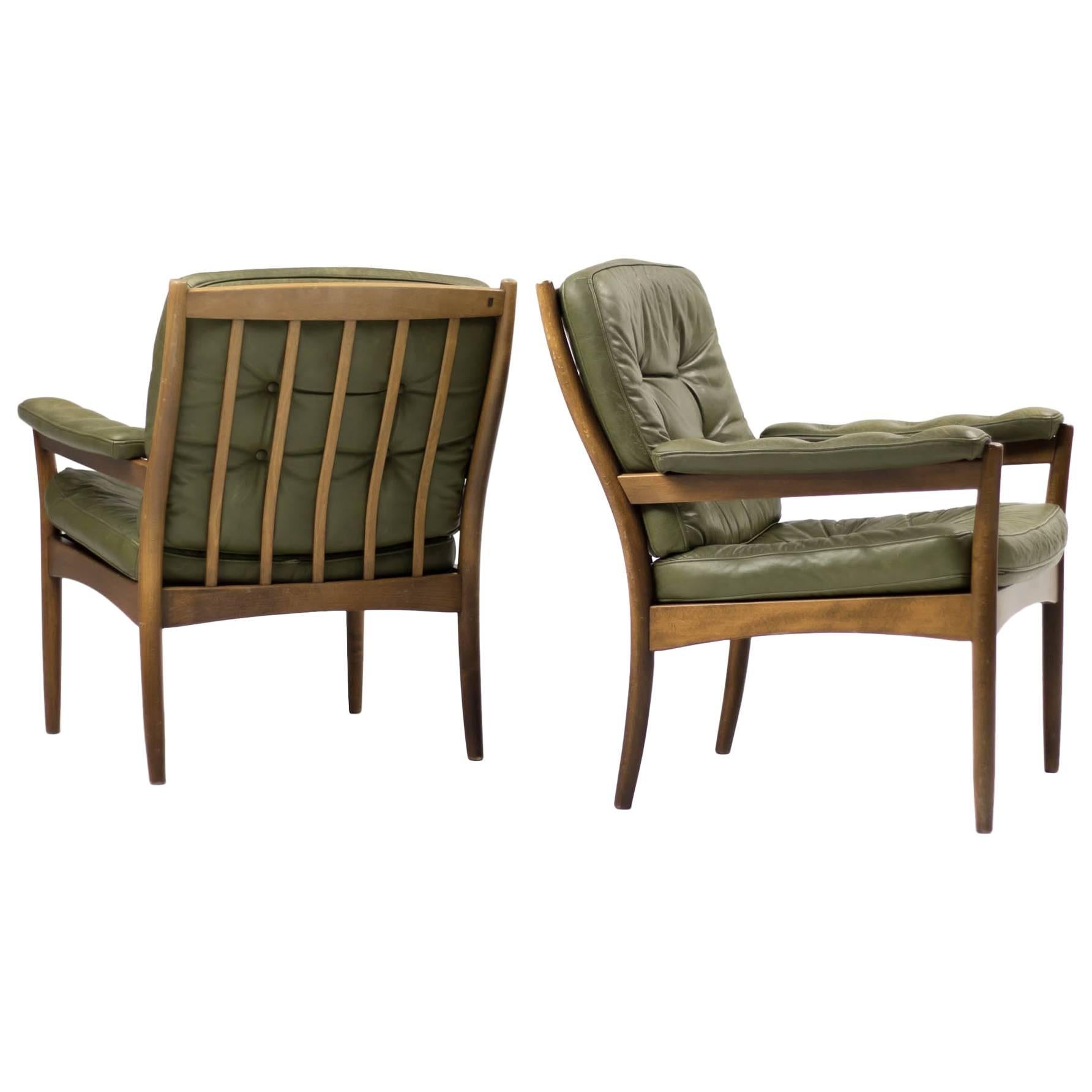 Pair of Göte Möbler Carmen Armchairs