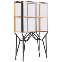 Blk Oak Showcase Cabinet by Paul Heijnen, Handmade in Netherlands