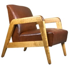 Chaise longue moderne du début du milieu du siècle par Russel Wright pour Thonet