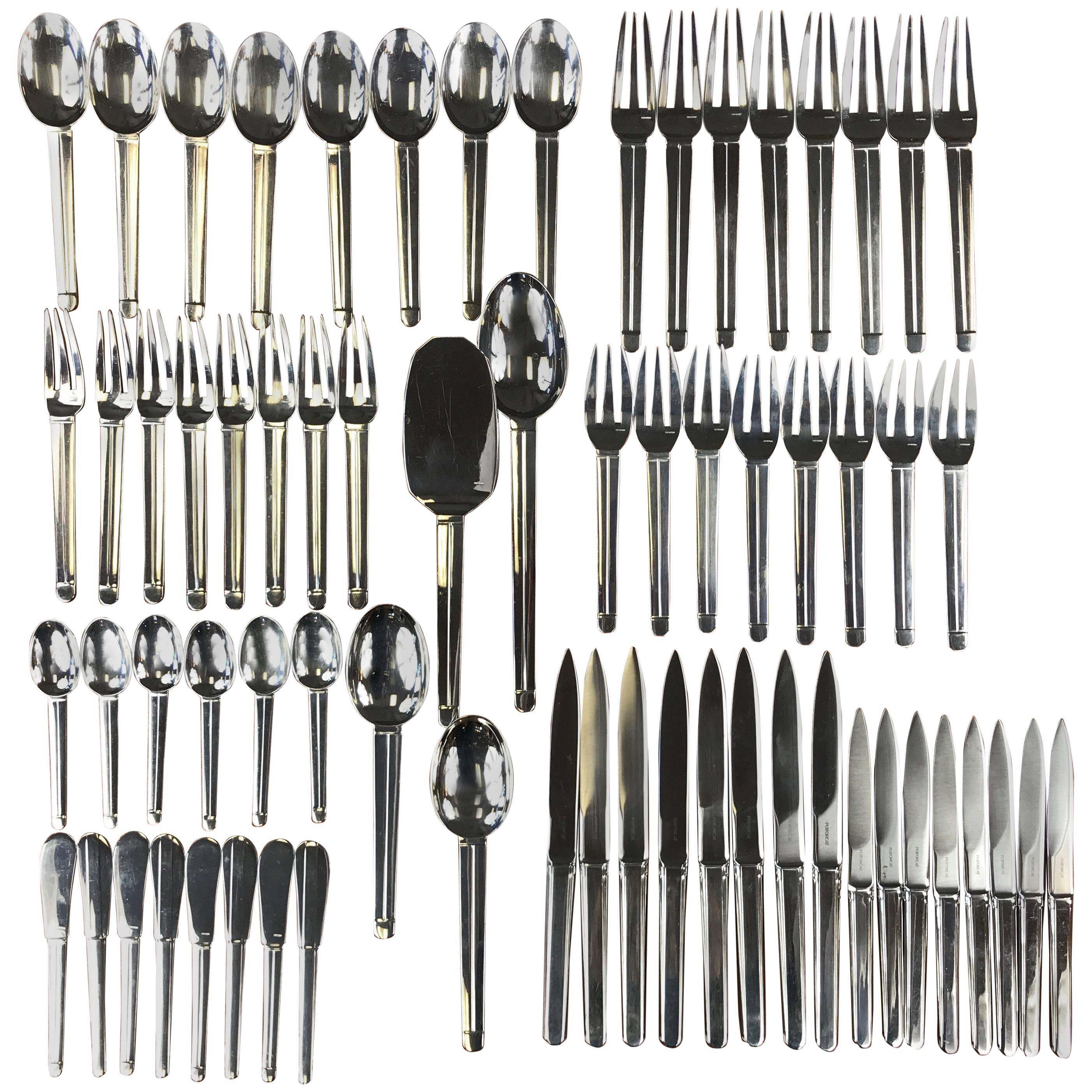 Puiforcat “Guethary” Flatware Service for Eight