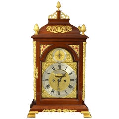 Antique Desktop Bracket Clock, John Drury, London, 1720- 1774