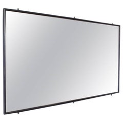 Very Large Ebonized Shop Mirror