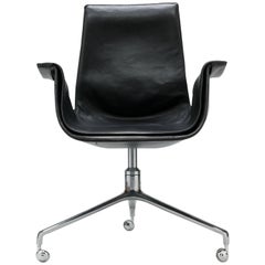 Jorgen Kastholm & Preben Fabricius Swivel Tulip Desk Chair, Alfred Kill