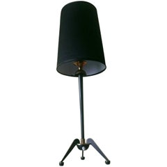 Maison Jansen Bronze Table Lamp, French Mid Century Modern 1950