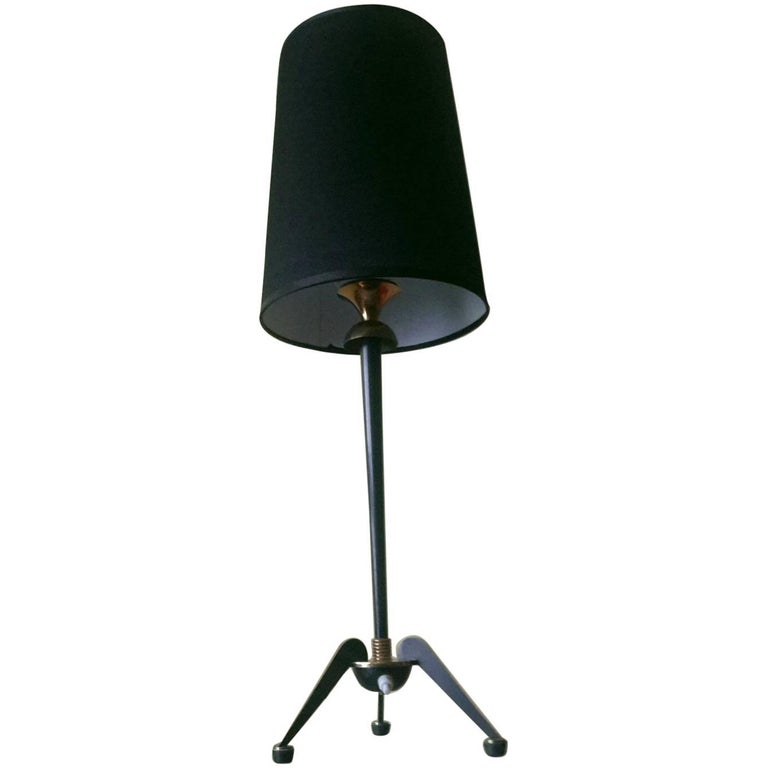 French Mid Century Modern Bronze Table Lamp By Maison Jansen 1950s French Mid Century Modern Bronze Table Lamp By Maison Jansen 1950s For