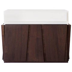 Mesilla de noche flotante, 1705, Craft Associates Furniture