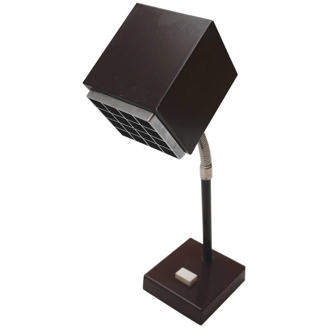 Elidus Brown Table Lamp, by Hans-Agne Jakobsson, Markaryd, Sweden, 1960s For Sale