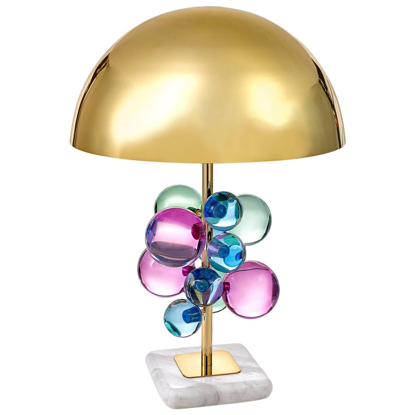 Globo Lucite Table Lamp