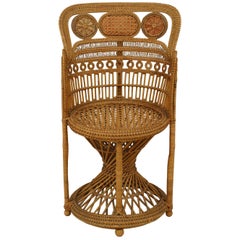 English Regency Wicker Arm Chair