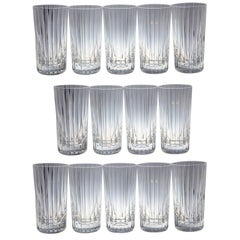 Ensemble de 14 verres Highball en cristal Harmonie de Baccarat