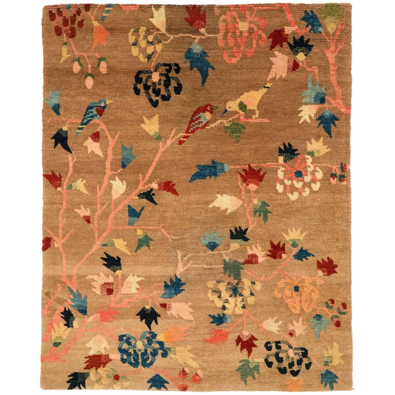 Birds and Trees Area Rug in Wool For Sale at 1stDibs area rugs with