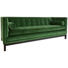Lampert Sofa in Emerald Velvet