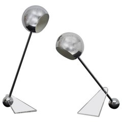 Dumbbell Lamps, to Be Attributed, circa 1980