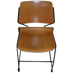 Lot of 60 Vintage Dining Room Chairs w/Oak Veneer Seats; priced individually