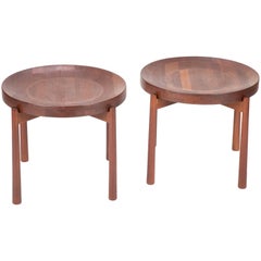 Pair of Midcentury Teak Side Tables, style of  Jens Quistgaard for DUX