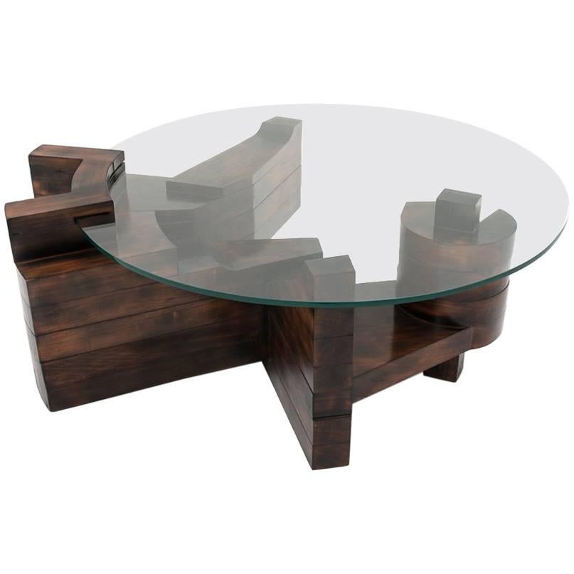 Unique Sculptural Coffee Table by Nerone E. Patuzzi