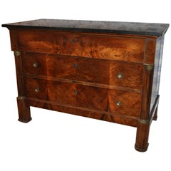 Antique 19th Century Italian Empire Style Chest of Drawers, 1800-1820
