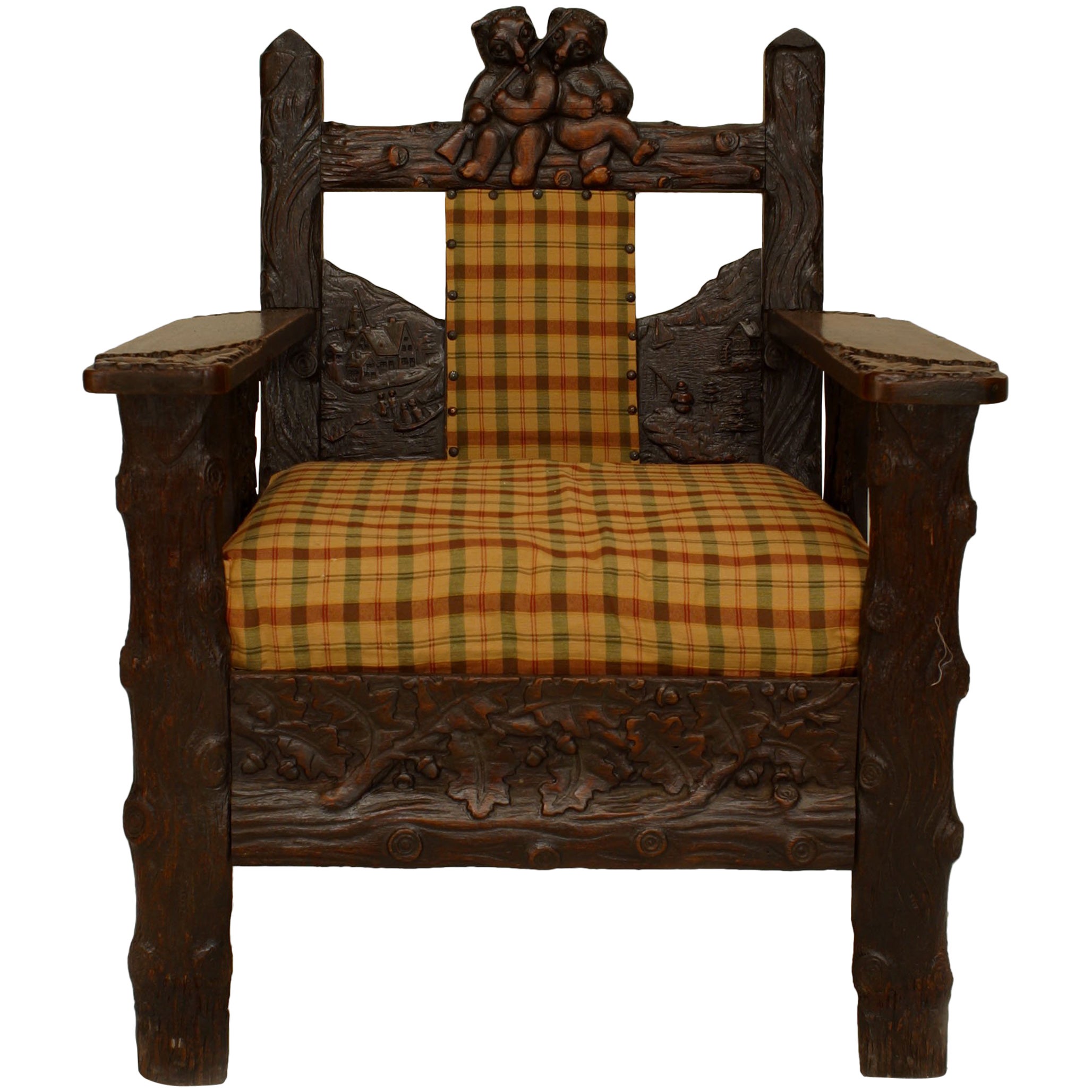 Rustic Log Cabin Armchairs For Sale at 1stDibs