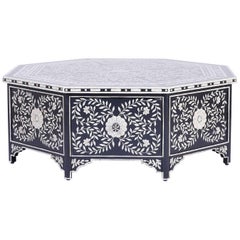 Chic Syrian Style Faux Inlay Coffee Table