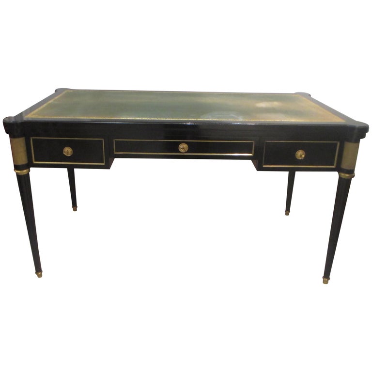 Over Sized Louis Xvi Style Leather Top Writing Desk For Sale At