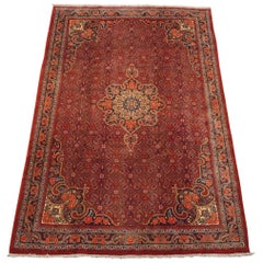 Fine Persian Bidjar Fish Area Rug, circa 1970