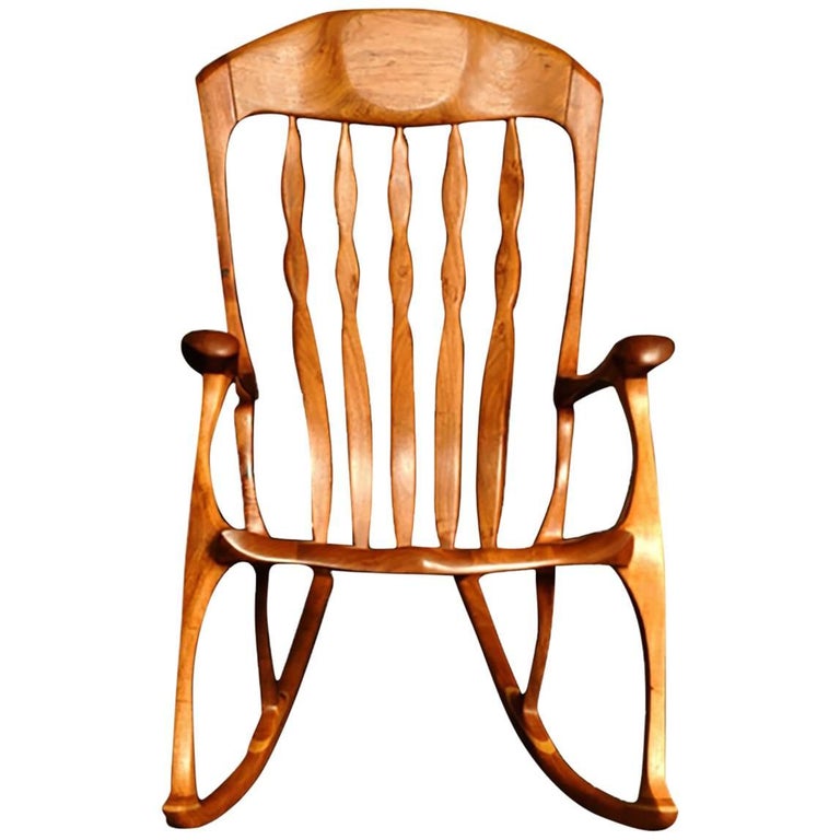 Bill Kappel Crown Queen Lenor Rocking Chair Sam Maloof Style For