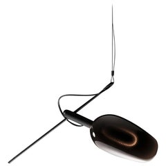 Contemporary Amber 'Small' Resin LED Pendant Light by Tangent