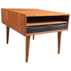 1960s Scandinavian Teak End Table in the Manner of Arne Vodder