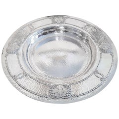 Arts & Crafts Movement Charger by Garrard & Co Ltd in Silver Plate