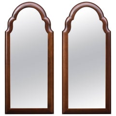 Pair of Walnut Mirrors by Century Furniture Reproduction Henry Ford Museum