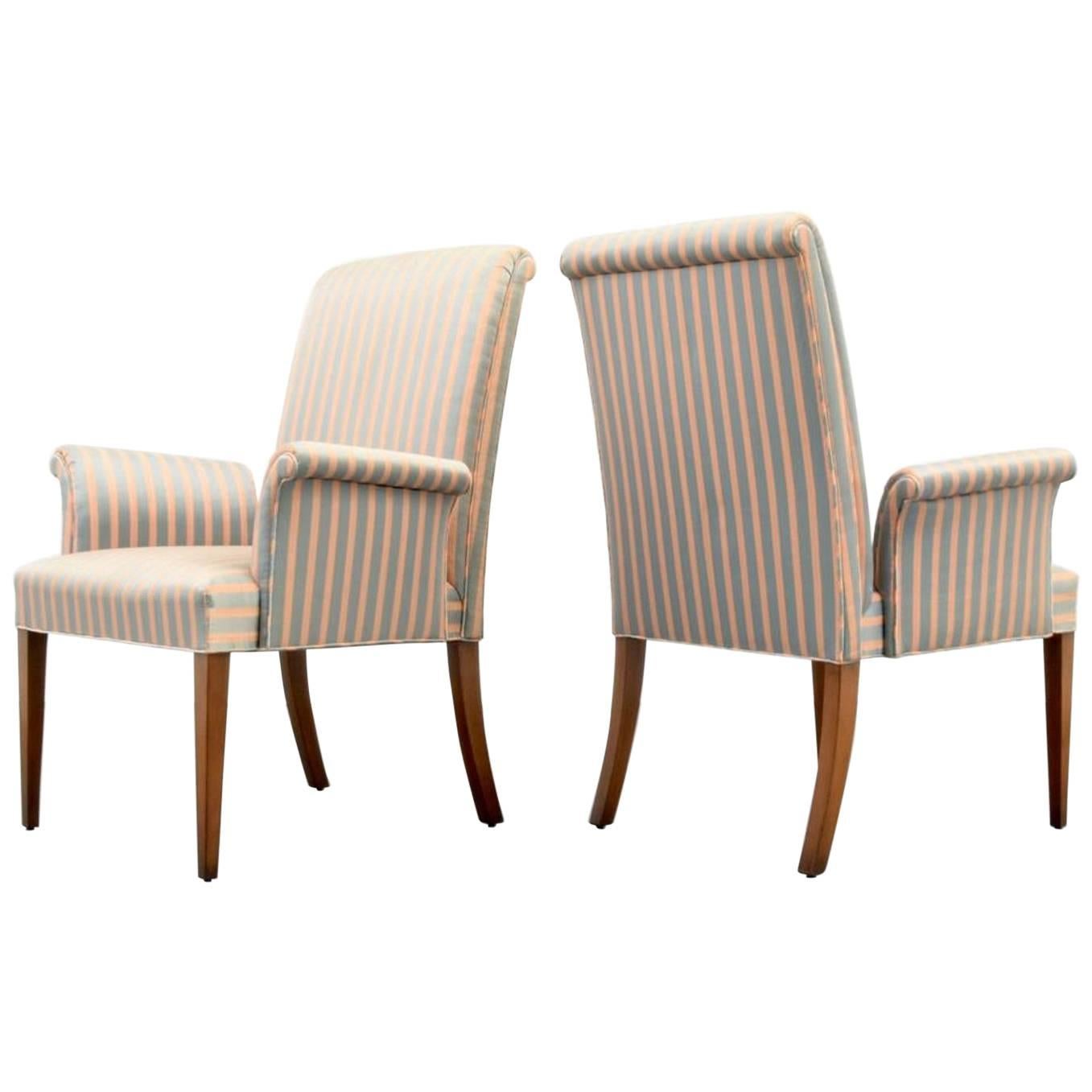 Pair of Tommi Parzinger Armchairs For Sale