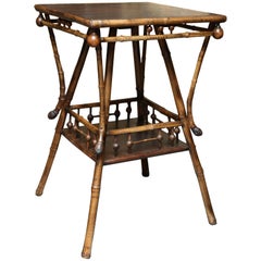 Superb 19th Century English Bamboo Table