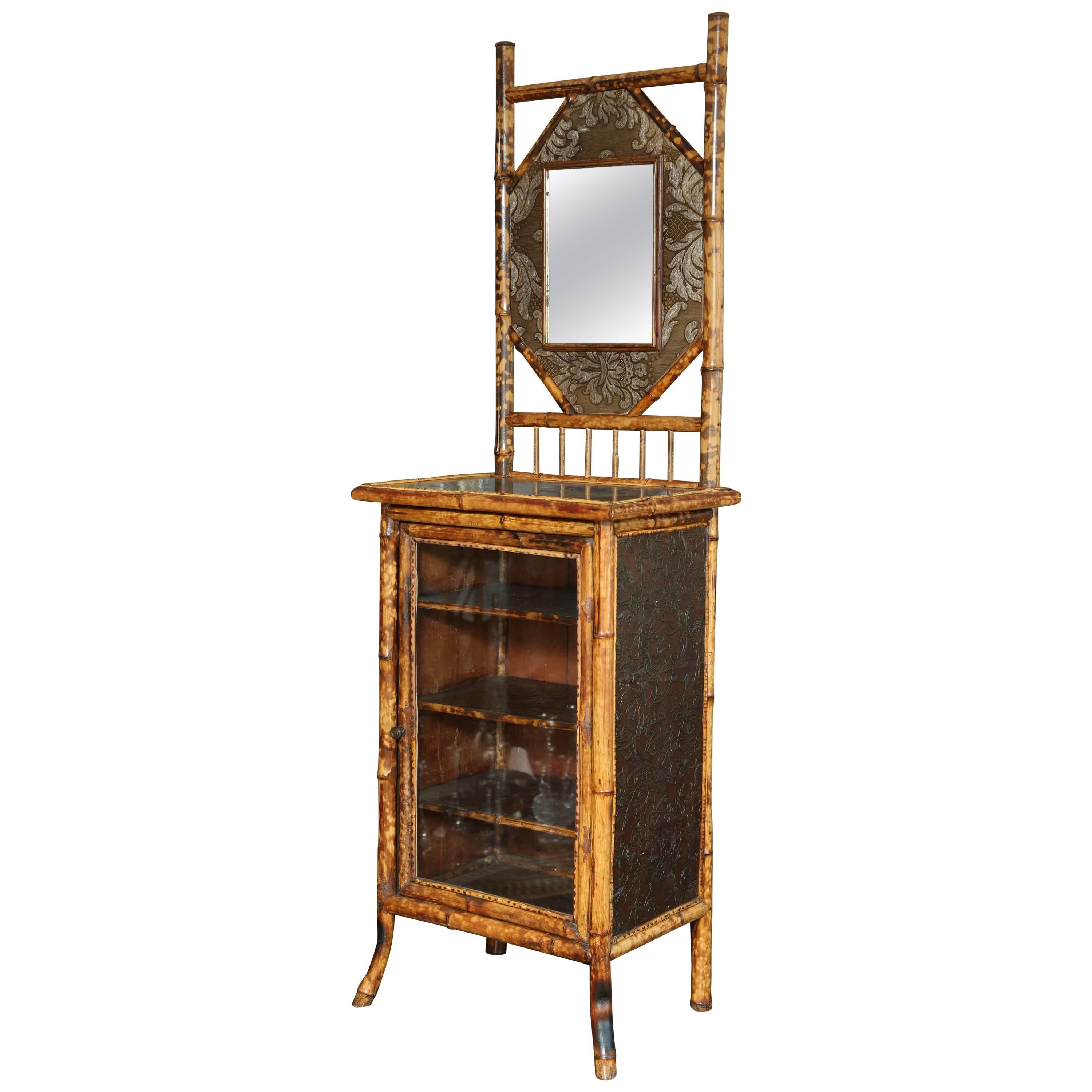 19th Century English Japonisme Bamboo Side Cabinet