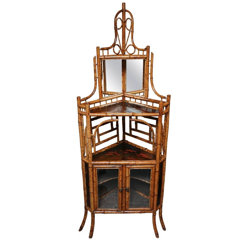 Superb 19th Century English Bamboo Corner at 1stDibs