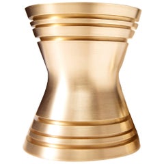 Double Taper Solid Brass Pillar Candleholder 2017 by Post & Gleam