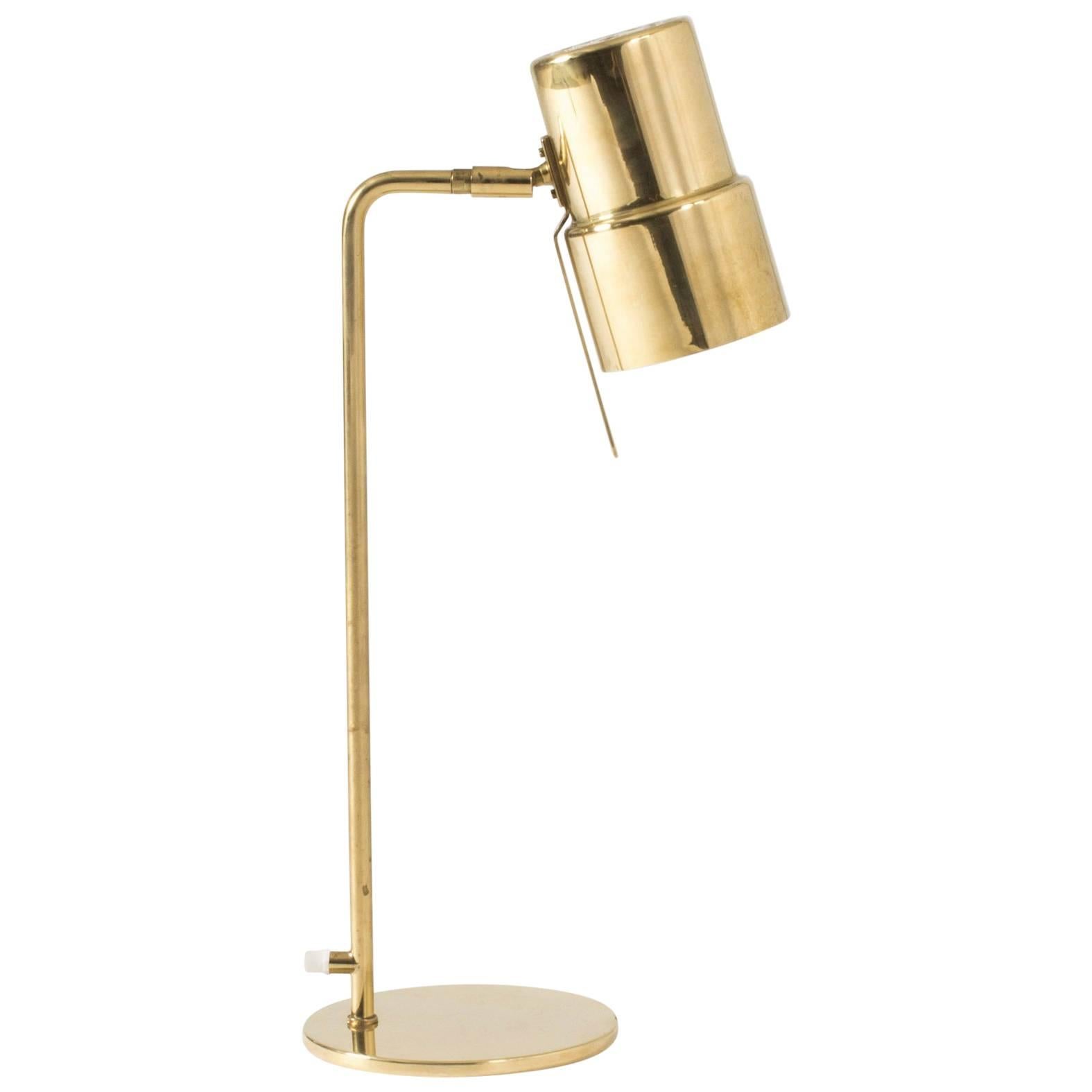 Brass Desk Lamp by Hans-Agne Jakobsson