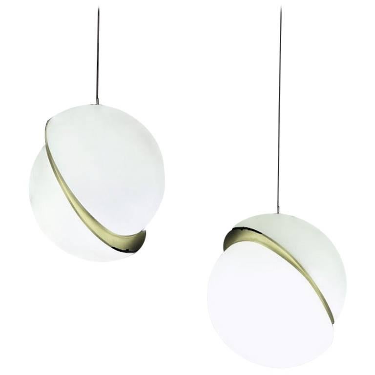 Pair of Lee Broom Design Pendant Lamps