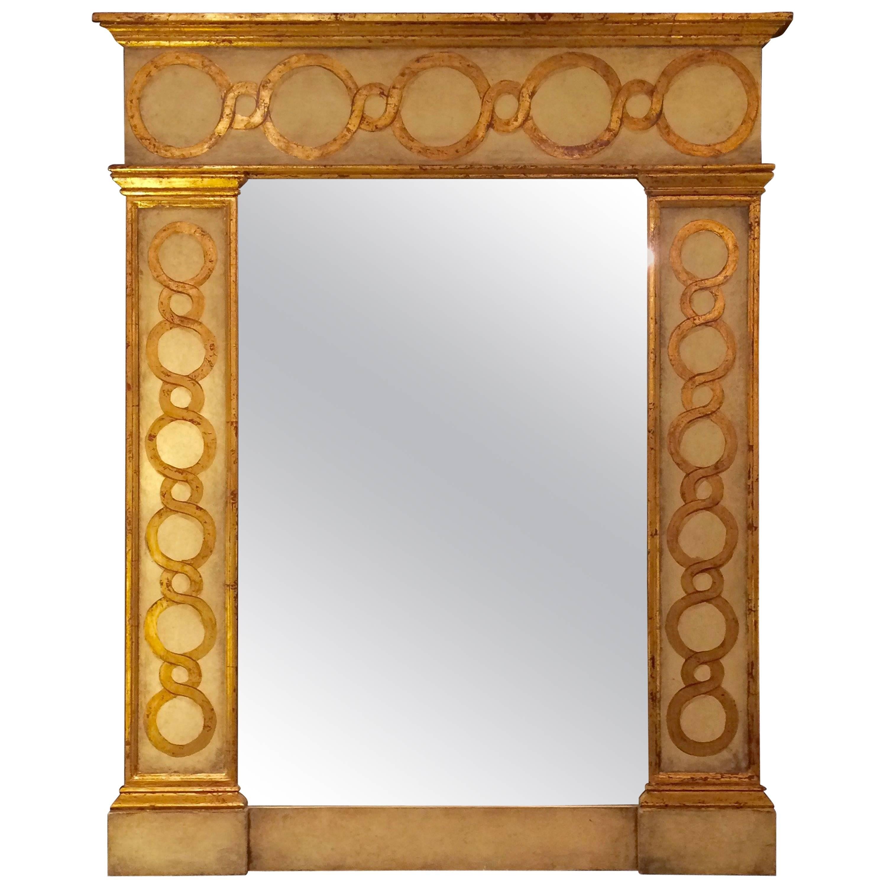 Sensational Monumental Niermann Weeks Italian Florentine Style Mirror