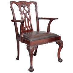19th Century Chippendale Style Armchair