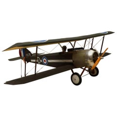 Antique Vintage RAF Model Fighter Biplane