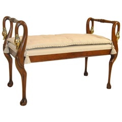 Swan Neck Bench Seat by Baker Furniture
