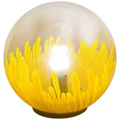 Venini Ludovico Diaz de Santillana Anemone Murano Blown Glass Table Lamp, 1965