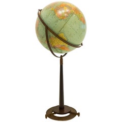 Replogle Globe on Modernist Stand