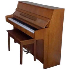 Midcentury Teak Danish Style Piano