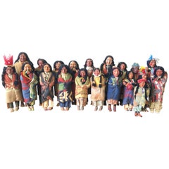 Antique Skookum Indian Doll Collection