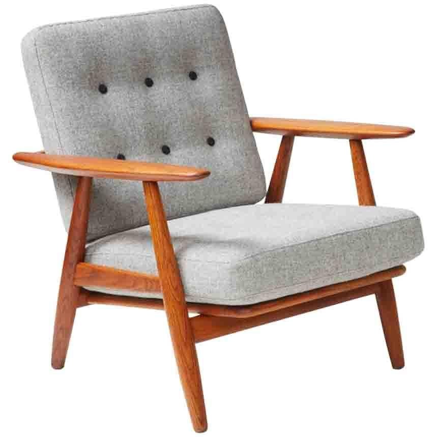 Hans Wegner GE-240 Oak Cigar Chair