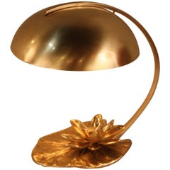 Maison Charles Water Lily Bronze Desk Lamp